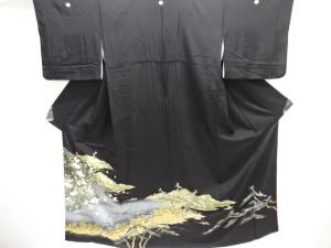 風景模様留袖(比翼付き)